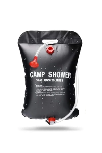 Kamp Solar Güneş Enerjili 20 Litre Katlanır Su Deposu Kamp Duşu